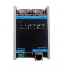 Ethernet to Dual RS232 Converter